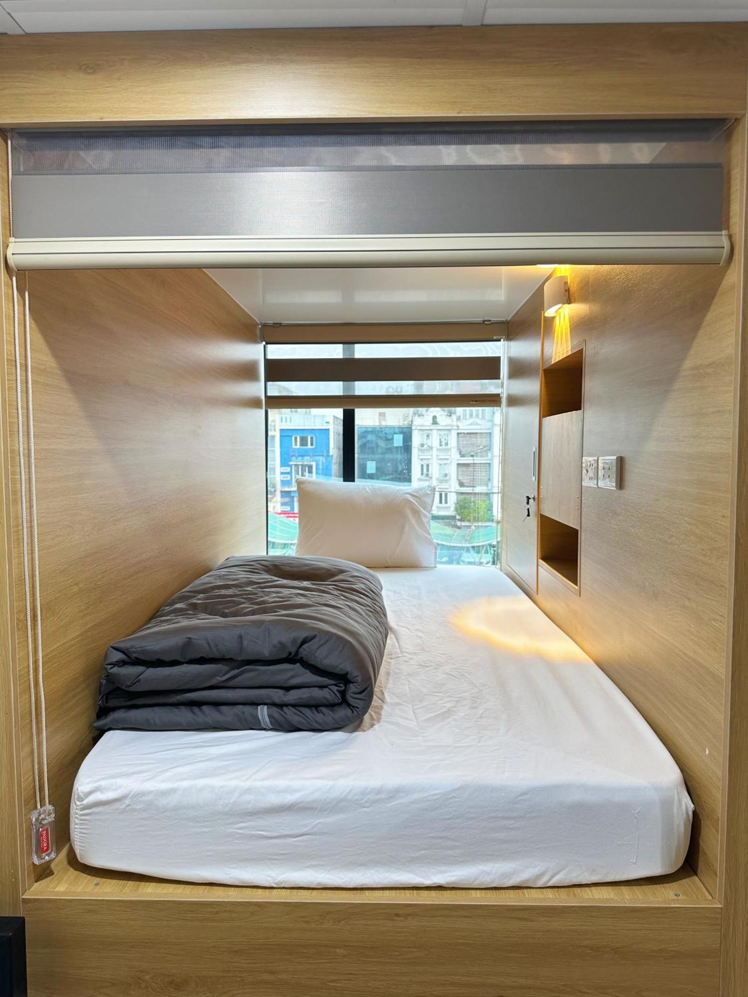 Hanoi Capsule Station Hostel Dış mekan fotoğraf