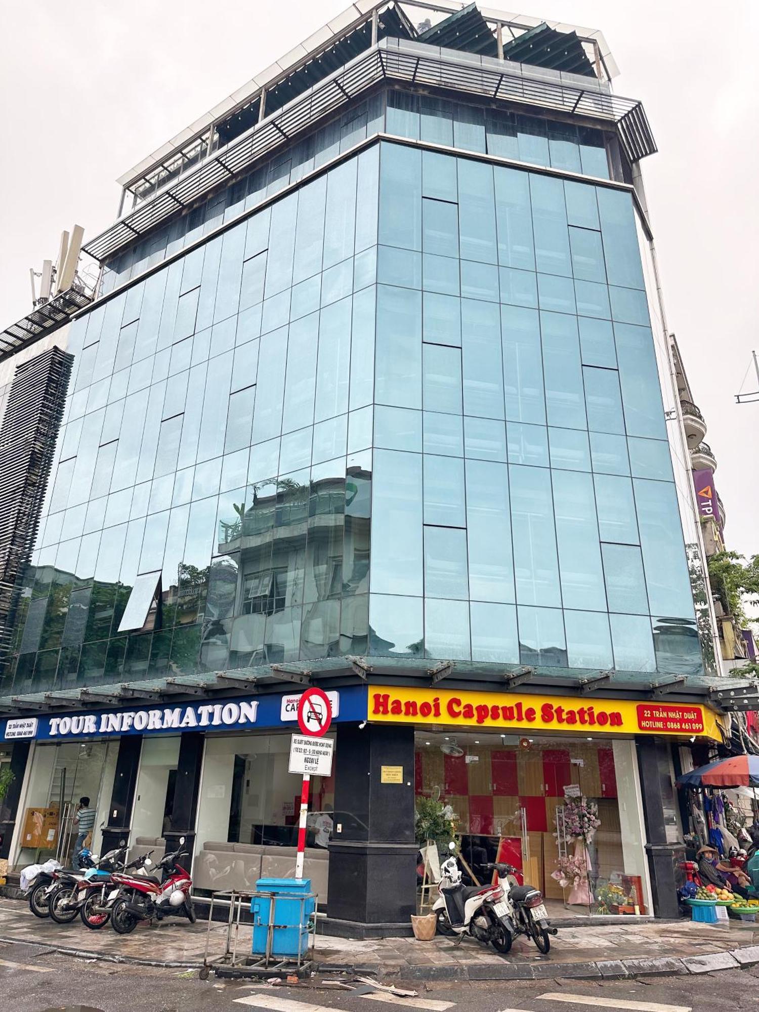 Hanoi Capsule Station Hostel Dış mekan fotoğraf